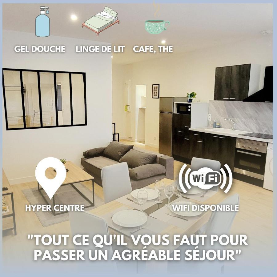 Le Wlerick 2 - Hyper Centre - Au Calme - Wifi Lejlighed Mont-de-Marsan Eksteriør billede